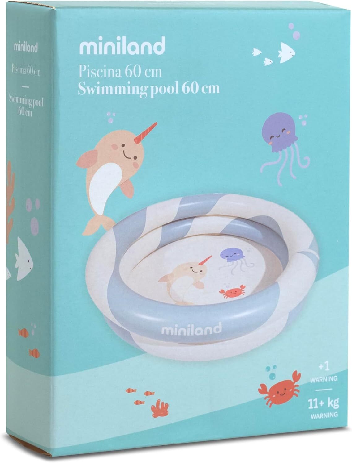 Kompaktné rozmery bazéna Miniland Swim v zloženom stave